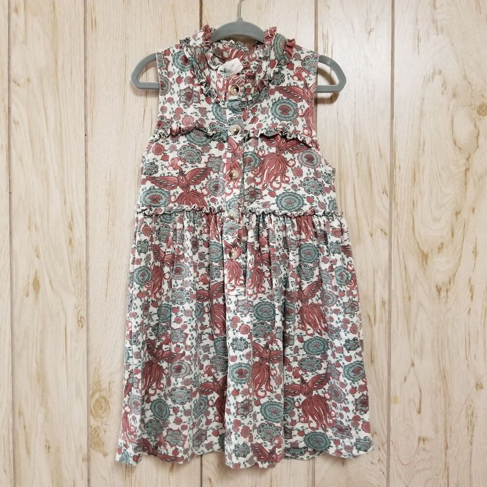 Kate Quinn OG Ruffle Flowy Firebird Dress 3T